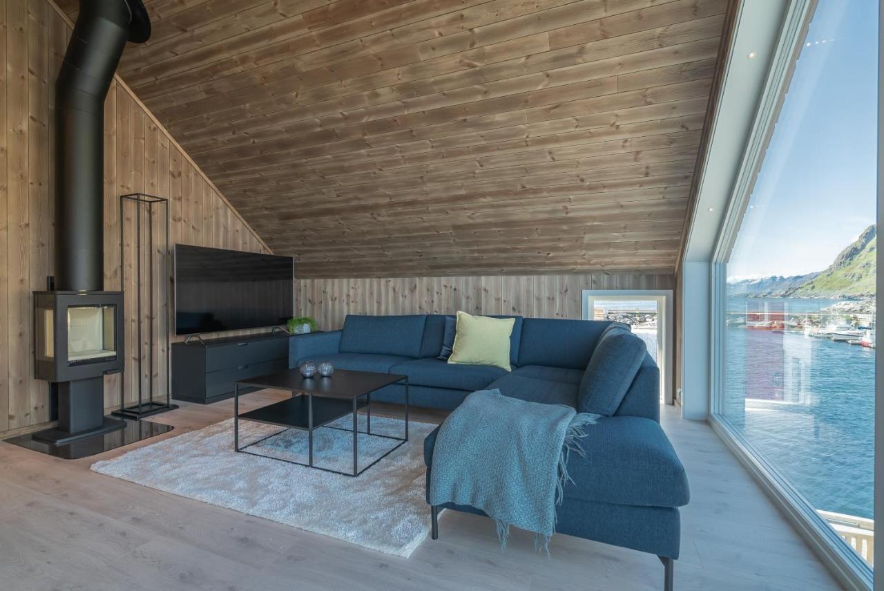Seafront New Cabin In Lofoten 발스타드 외부 사진