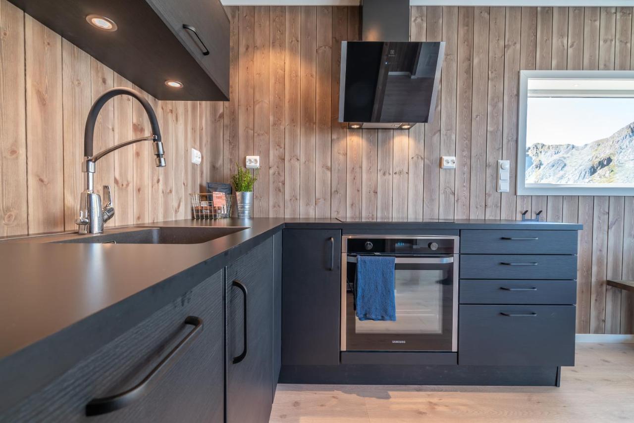 Seafront New Cabin In Lofoten 발스타드 외부 사진